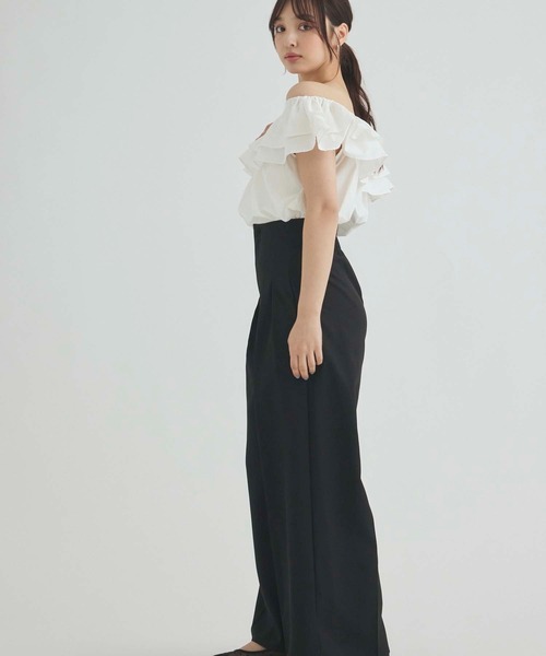 Edit Sheen(エディットシーン)の「2wayフリルカラーブラウス(シャツ/ブラウス・レディース・ホワイト/アイボリー・M)」の10枚目の写真