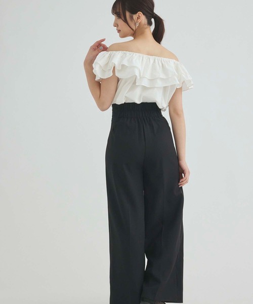 Edit Sheen(エディットシーン)の「2wayフリルカラーブラウス(シャツ/ブラウス・レディース・ホワイト/アイボリー・M)」の11枚目の写真