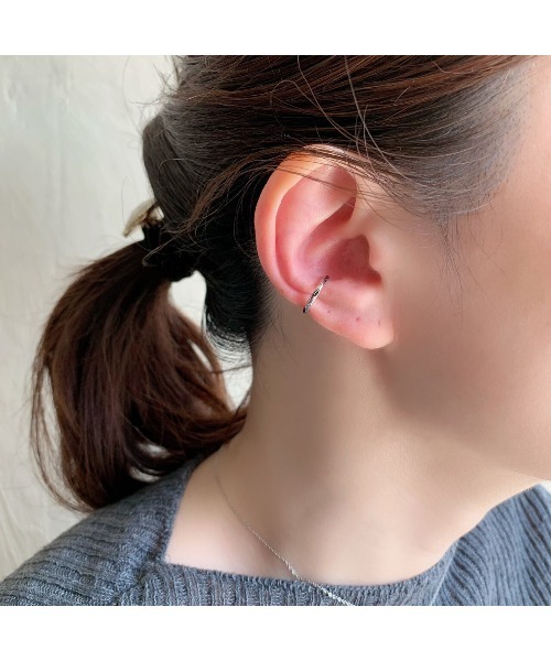 CALIFORNIA OUTFITTERS（カリフォルニア アウトフィッターズ）の「3-DIFFERENT SIZE EARCUFF SET イヤーカフ 2点セット【LULKA-ルールカ-】（イヤーカフ・レディース・シルバー・FREE）」の3枚目の写真