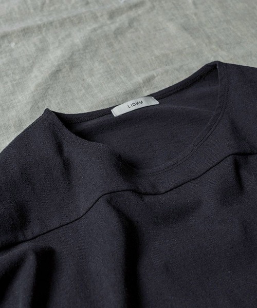 LIDNM（リドム）の「SILK BLEND TEE（Tシャツ/カットソー・メンズ・ホワイト系その他/ブラック系その他・SMALL/MEDIUM/LARGE）」の20枚目の写真
