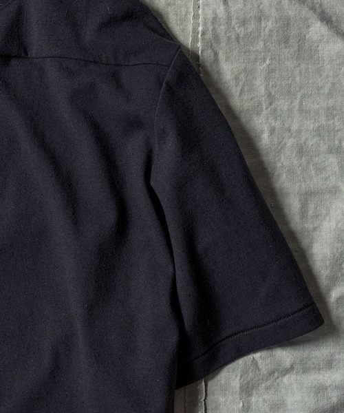 LIDNM（リドム）の「SILK BLEND TEE（Tシャツ/カットソー・メンズ・ホワイト系その他/ブラック系その他・SMALL/MEDIUM/LARGE）」の18枚目の写真