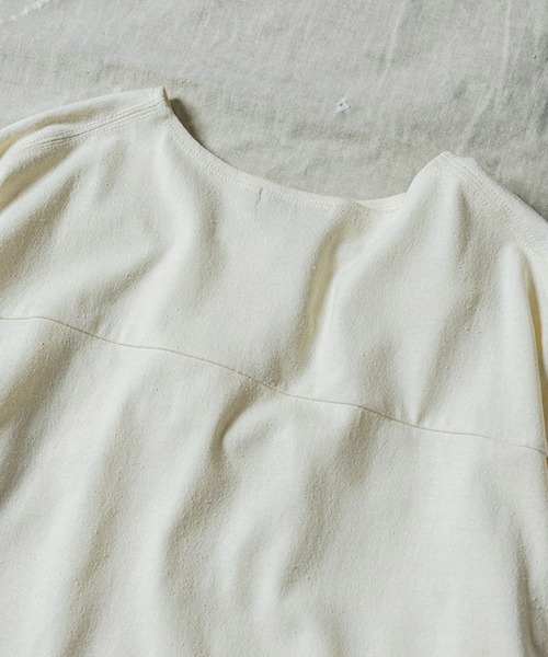 LIDNM（リドム）の「SILK BLEND TEE（Tシャツ/カットソー・メンズ・ホワイト系その他/ブラック系その他・SMALL/MEDIUM/LARGE）」の15枚目の写真