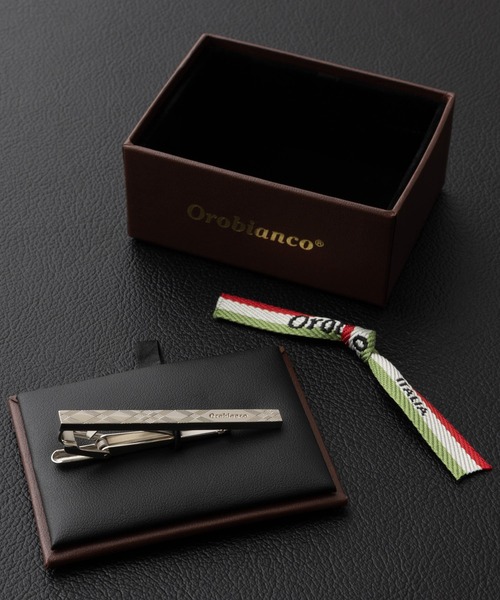 Orobianco（オロビアンコ）の「オロビアンコ 専用BOX付き ネクタイピン クリップ（ネクタイピン・メンズ・シルバー系その他5/シルバー系その他7/シルバー系その他/シルバー系その他2/シルバー/ゴールド/シルバー系その他4/シルバー系その他3/シルバー系その他6/ブラック/シルバー×ゴールド/シルバー系1/シルバー系2/シルバー系3/シルバー系5/シルバー系/シルバー系4・FREE）」の7枚目の写真