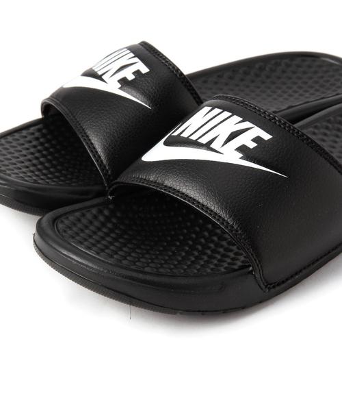 NIKE(ナイキ)の「▼ボワソンショコラ NIKE WMベナッシ JDI(サンダル・レディース・ブラック・24cm/23cm)」の6枚目の写真