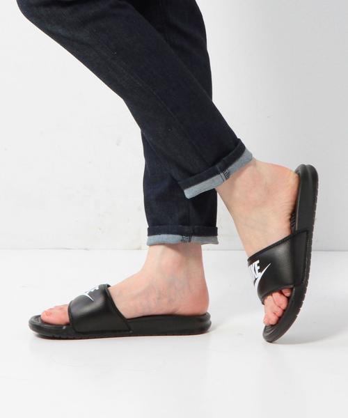 NIKE(ナイキ)の「▼ボワソンショコラ NIKE WMベナッシ JDI(サンダル・レディース・ブラック・24cm/23cm)」の8枚目の写真