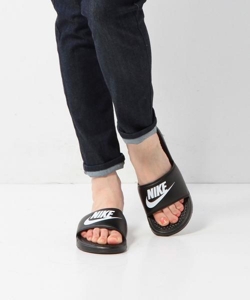 NIKE(ナイキ)の「▼ボワソンショコラ NIKE WMベナッシ JDI(サンダル・レディース・ブラック・24cm/23cm)」の9枚目の写真