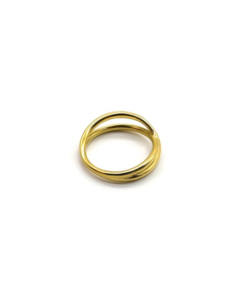 LHME(エルエイチエムイー)の「LHME レイヤードスリムピンキーリング/サージカルステンレス316L(金属アレルギー対応)(リング・レディース・ゴールド/シルバー・2号/3号/4号/5号)」の7枚目の写真