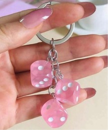 SILVER BULLET（シルバーバレット）の「『ARULE/アルール』ダイスキーリング【Y】【CN】（キーホルダー）」