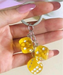 ARULE（アルール）の「『ARULE/アルール』ダイスキーリング【Y】【CN】（キーホルダー）」