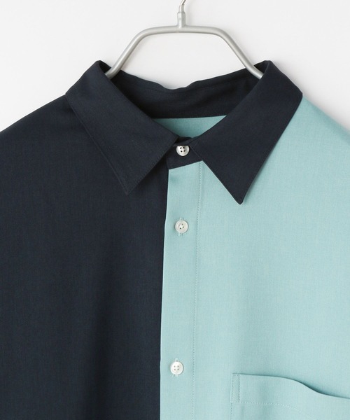LOWRYS FARM(ローリーズファーム)の「パネルキリカエシャツ 967974(シャツ/ブラウス・メンズ・グレー/ネイビー・MEDIUM/LARGE)」の21枚目の写真