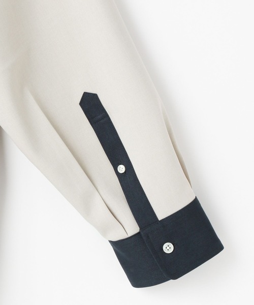 LOWRYS FARM(ローリーズファーム)の「パネルキリカエシャツ 967974(シャツ/ブラウス・メンズ・グレー/ネイビー・MEDIUM/LARGE)」の11枚目の写真
