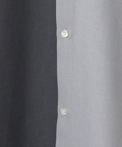 LOWRYS FARM(ローリーズファーム)の「パネルキリカエシャツ 967974(シャツ/ブラウス・メンズ・グレー/ネイビー・MEDIUM/LARGE)」の14枚目の写真