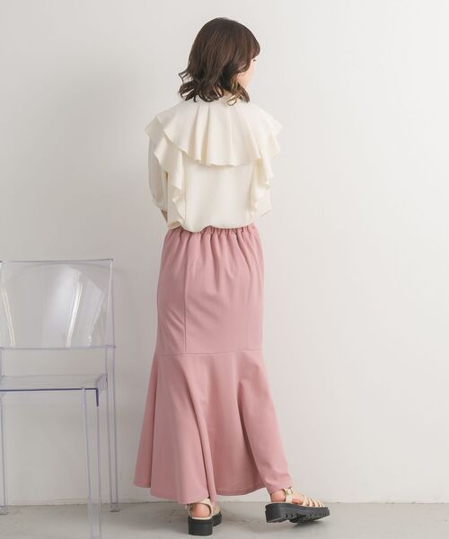 RETRO GIRL(レトロガール)の「ジョーゼットマーメイドSK(スカート・レディース・ピンク/ブルー/ナチュラル/ブラック・MEDIUM/LARGE)」の22枚目の写真