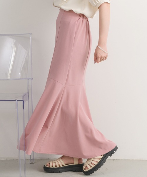 RETRO GIRL(レトロガール)の「ジョーゼットマーメイドSK(スカート・レディース・ピンク/ブルー/ナチュラル/ブラック・MEDIUM/LARGE)」の1枚目の写真