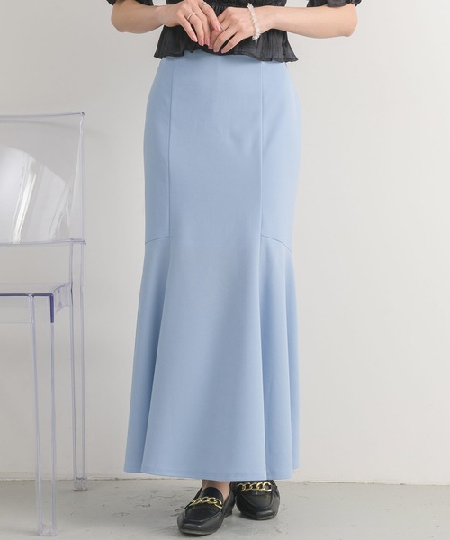 RETRO GIRL(レトロガール)の「ジョーゼットマーメイドSK(スカート・レディース・ピンク/ブルー/ナチュラル/ブラック・MEDIUM/LARGE)」の4枚目の写真