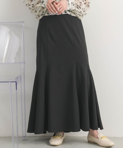 RETRO GIRL(レトロガール)の「ジョーゼットマーメイドSK(スカート・レディース・ピンク/ブルー/ナチュラル/ブラック・MEDIUM/LARGE)」の2枚目の写真