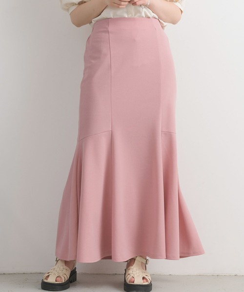 RETRO GIRL(レトロガール)の「ジョーゼットマーメイドSK(スカート・レディース・ピンク/ブルー/ナチュラル/ブラック・MEDIUM/LARGE)」の6枚目の写真