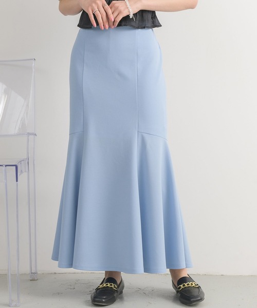 RETRO GIRL(レトロガール)の「ジョーゼットマーメイドSK(スカート・レディース・ピンク/ブルー/ナチュラル/ブラック・MEDIUM/LARGE)」の7枚目の写真