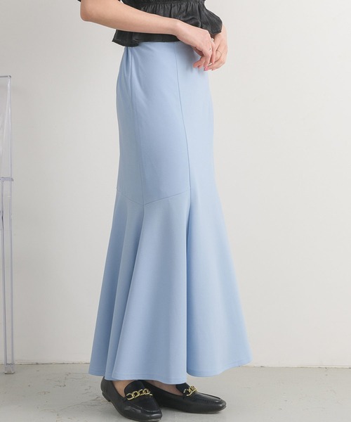 RETRO GIRL(レトロガール)の「ジョーゼットマーメイドSK(スカート・レディース・ピンク/ブルー/ナチュラル/ブラック・MEDIUM/LARGE)」の8枚目の写真