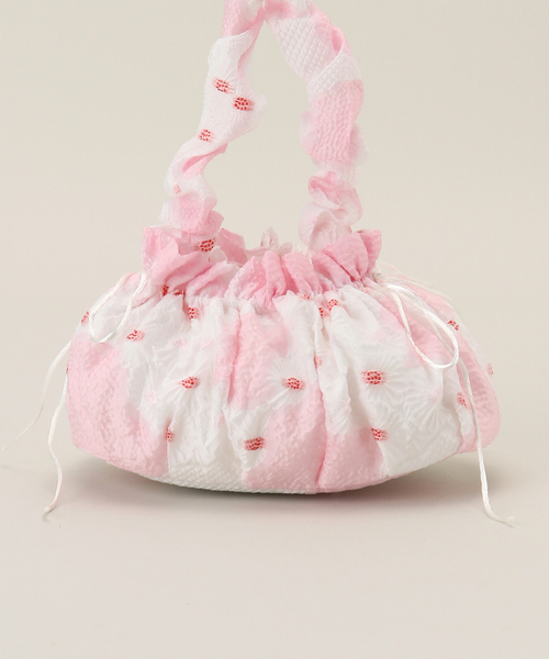 パール煌めく【Sister Jane】DREAM 忘れな草 ミニバッグ DREAM sister jane / Black Swan Beaded Bag | JURK