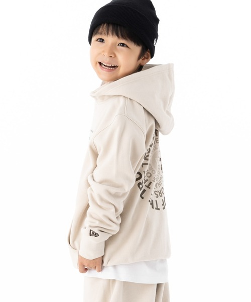 新品✩スプランキー✩リュック・パーカー，セットアップ ニューエラキッズ パーカー サークルバッグロゴ ONSPOTZ別注