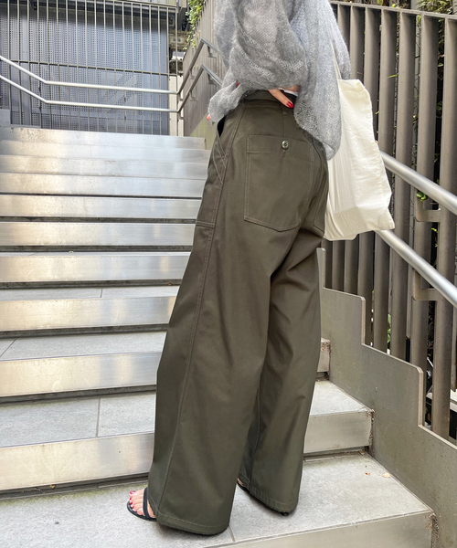 スピックアンドスパン LOT No. SPML-003 FATIGUE PT 黒 Spick & Span（スピックアンドスパン）の「LOT No. SPML-003 FATIGUE
