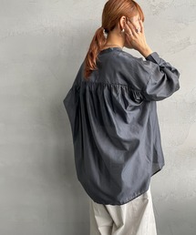 JF Ready Made | [Jf Ready Made/ジェイエフレディメイド] バックギャザー シアーシャツブラウス(シャツ/ブラウス)