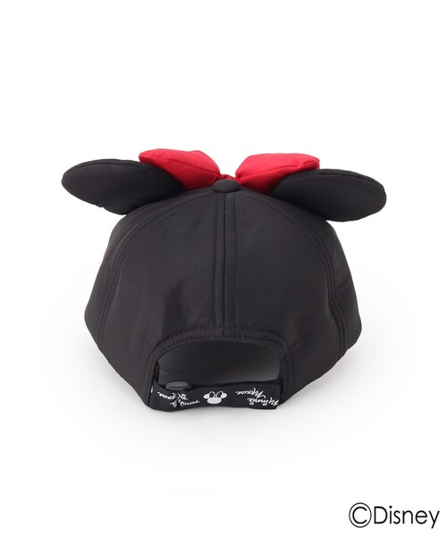Disney（ディズニー）の「◆【DISNEY】耳付きCAP（ミニーマウス）（キャップ・キッズ・ピンク系/ブラック・99）」の5枚目の写真