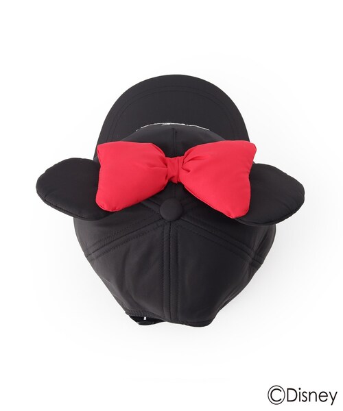 Disney（ディズニー）の「◆【DISNEY】耳付きCAP（ミニーマウス）（キャップ・キッズ・ピンク系/ブラック・99）」の6枚目の写真