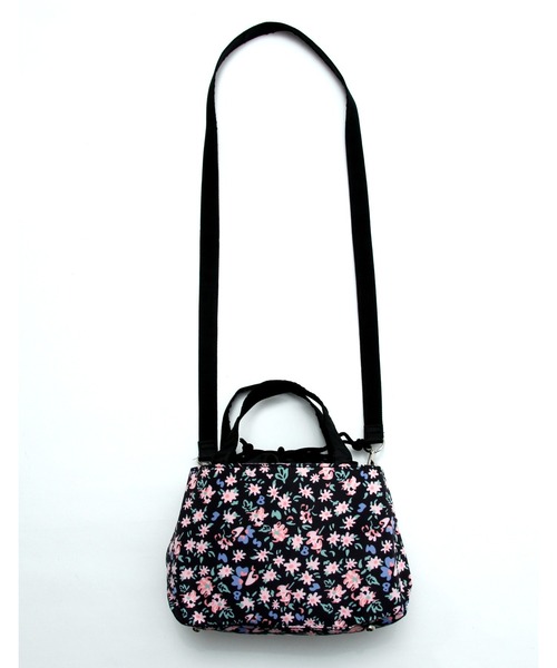 Little sunny bite（リトルサニーバイト）の「【8】【Little sunny bite】Original floral bag（ボストンバッグ・レディース・ピンク/イエロー/ブラック・FREE）」の9枚目の写真