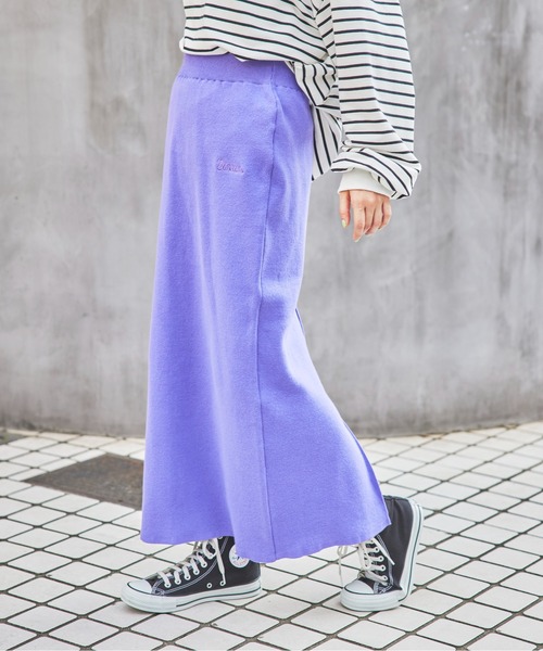 DISCUS（ディスカス）の「【DISCUS】ダブルジャガードナロータイトスカート 3487-8470（スカート・レディース・ブラック/パープル/グリーン/オレンジ・M/L）」の4枚目の写真