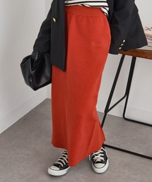 【DISCUS】ダブルジャガードナロータイトスカート 3487-8470