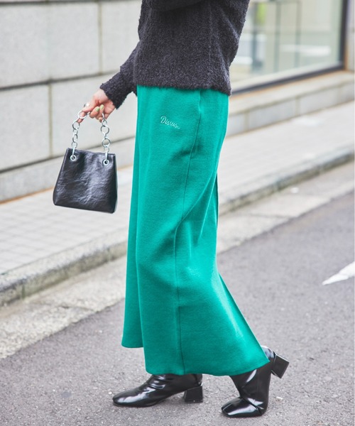 DISCUS（ディスカス）の「【DISCUS】ダブルジャガードナロータイトスカート 3487-8470（スカート・レディース・ブラック/パープル/グリーン/オレンジ・M/L）」の14枚目の写真