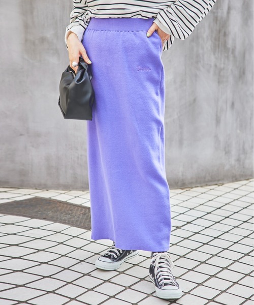 DISCUS（ディスカス）の「【DISCUS】ダブルジャガードナロータイトスカート 3487-8470（スカート・レディース・ブラック/パープル/グリーン/オレンジ・M/L）」の9枚目の写真