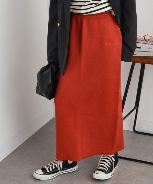 DISCUS（ディスカス）の「【DISCUS】ダブルジャガードナロータイトスカート 3487-8470（スカート・レディース・ブラック/パープル/グリーン/オレンジ・M/L）」の21枚目の写真