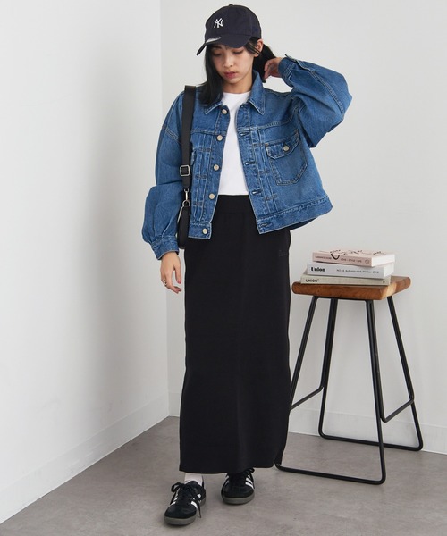 DISCUS（ディスカス）の「【DISCUS】ダブルジャガードナロータイトスカート 3487-8470（スカート・レディース・ブラック/パープル/グリーン/オレンジ・M/L）」の22枚目の写真