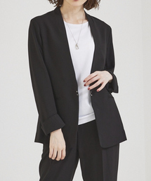 abahouse mavie | 【エニデイカセット】ノーカラージャケット(ノーカラージャケット)