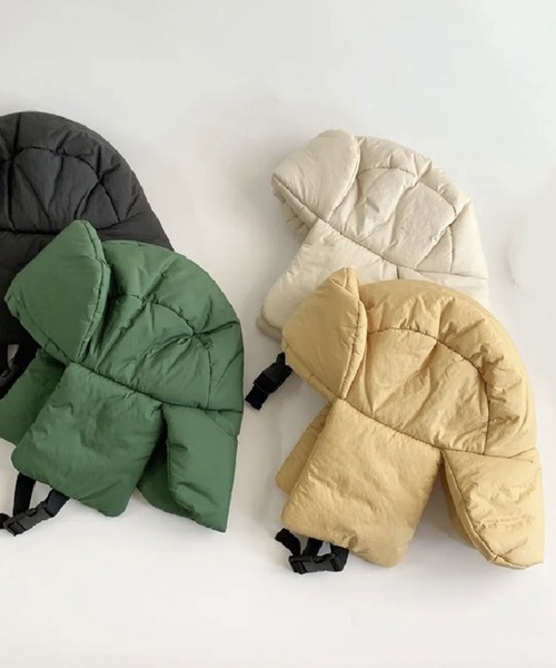 Bambin(ボンバン)の「【 Bambin / ボンバン 】 ボリューム 中綿 フライトキャップ(キャップ・キッズ・グリーン/イエロー/ホワイト/ブラック・FREE)」の6枚目の写真