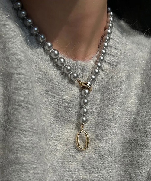 ammy.(エイミードット)の「【 ammy. / エイミードット 】 シルバー パール ネックレス(ネックレス・レディース・シルバー/シルバー系その他・FREE)」の4枚目の写真