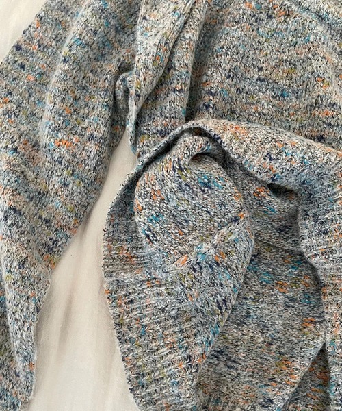 aimoha(アイモハ)の「セットアップ風ニットトップス(ニット/セーター・レディース・チョコ/グレー/ベージュ・FREE)」の12枚目の写真