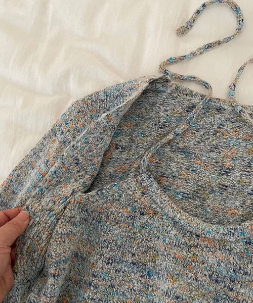 aimoha(アイモハ)の「セットアップ風ニットトップス(ニット/セーター・レディース・チョコ/グレー/ベージュ・FREE)」の14枚目の写真