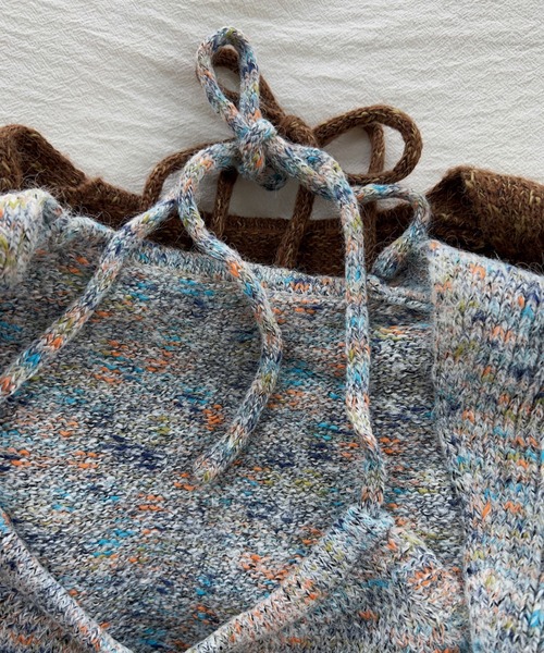 aimoha(アイモハ)の「セットアップ風ニットトップス(ニット/セーター・レディース・チョコ/グレー/ベージュ・FREE)」の10枚目の写真