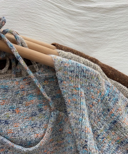 aimoha(アイモハ)の「セットアップ風ニットトップス(ニット/セーター・レディース・チョコ/グレー/ベージュ・FREE)」の11枚目の写真