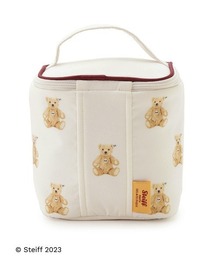 ジェラートピケとSteiffのコラボ　ぬいぐるみ　総柄バニティポーチ gelato pique（ジェラートピケ）の「【Steiff】総柄バニティ