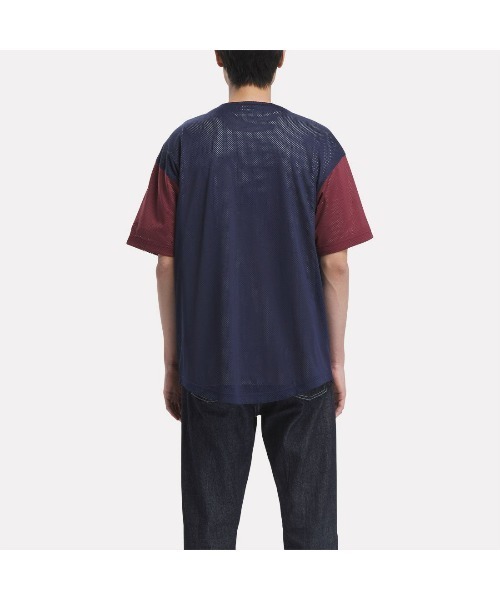 Reebok（リーボック）の「ベイスボール ジャージートップス / CL SG BASEBALL JERSEY（ジャージ・メンズ・アイボリー/ネイビー・LARGE/XX-LARGE/MEDIUM/X-LARGE/SMALL）」の3枚目の写真
