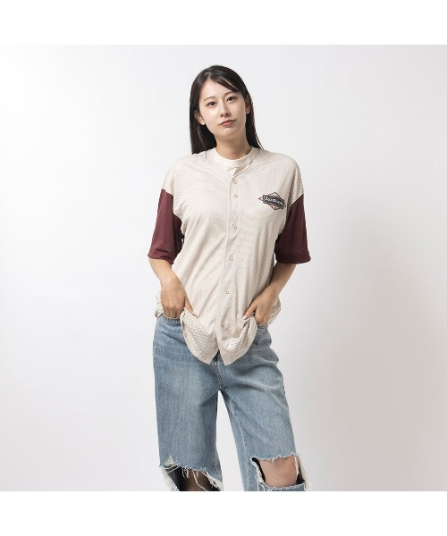 Reebok（リーボック）の「ベイスボール ジャージートップス / CL SG BASEBALL JERSEY（ジャージ・メンズ・アイボリー/ネイビー・LARGE/XX-LARGE/MEDIUM/X-LARGE/SMALL）」の8枚目の写真