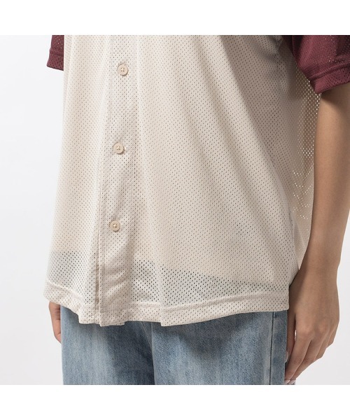Reebok（リーボック）の「ベイスボール ジャージートップス / CL SG BASEBALL JERSEY（ジャージ・メンズ・アイボリー/ネイビー・LARGE/XX-LARGE/MEDIUM/X-LARGE/SMALL）」の10枚目の写真