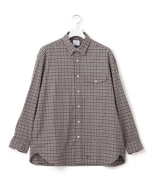 【UNISEX】フランネル レギュラーカラーシャツ