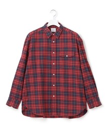 【UNISEX】フランネル レギュラーカラーシャツ