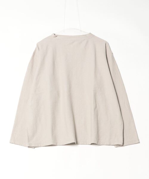 WALLA WALLA SPORT（ワラワラスポーツ）の「RIDGE MINI MOCK L/S TEE/ リッジ ミニ モック ロングスリーブ ティー（Tシャツ/カットソー・メンズ・ブラック系その他/アイボリー/ダークインディゴブルー/モカ/グレイッシュベージュ・LARGE/MEDIUM/X-LARGE/SMALL）」の5枚目の写真